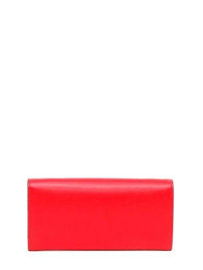 Shop Fendi 'by The Way' Wallet On Chain In Rosso