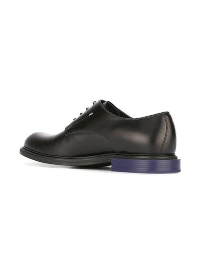 Shop Fendi Contrast Heel Derby Shoe In F08ku