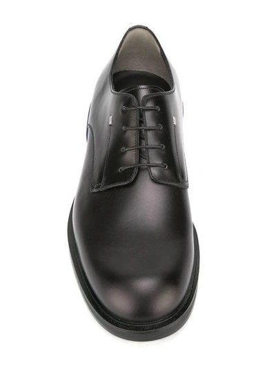 Shop Fendi Contrast Heel Derby Shoe In F08ku