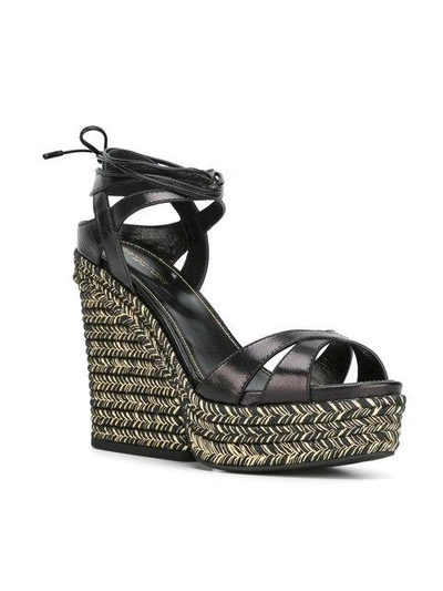 Shop Sergio Rossi 'bilbao' Sandals - Black