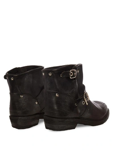 Golden Goose Strapped Buckle Ankle Boots In Black | ModeSens