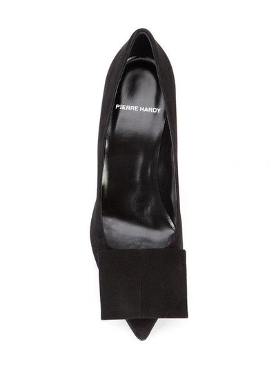 Pierre Hardy Black Suede Obi Heels