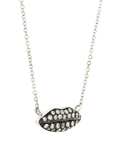 Shop Delfina Delettrez Ana Necklace - Metallic