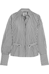 TOPSHOP UNIQUE Tiller oversized striped cotton shirt