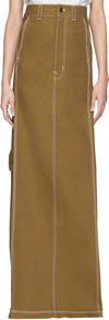 VETEMENTS Beige Carhartt Edition Push-Up Workwear Skirt