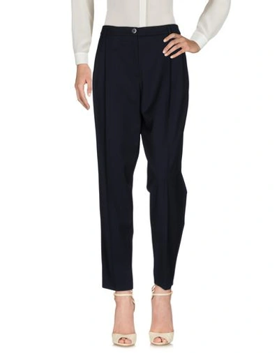 Shop Emporio Armani Casual Pants In Dark Blue