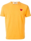 Comme Des Garçons Play 'play Colour Series' T-shirt In Yellow