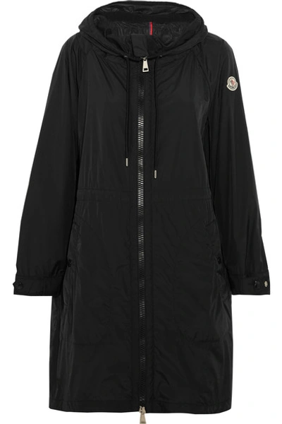 Moncler Ortie Hooded Shell Jacket In Black