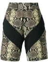 GIVENCHY snakeskin print bermuda shorts,MACHINEWASH