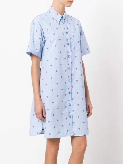 Shop Boutique Moschino Printed Shirt Dress