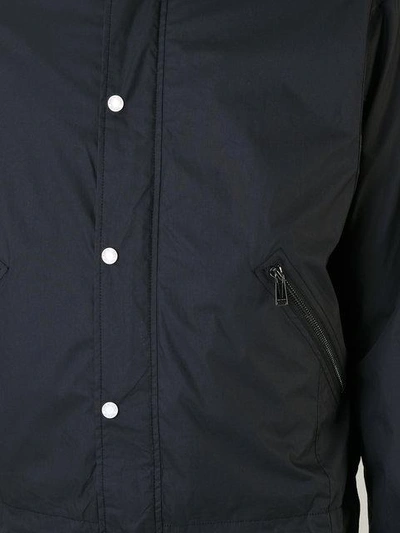 Shop Kent & Curwen Lightweight Button Jacket In Black