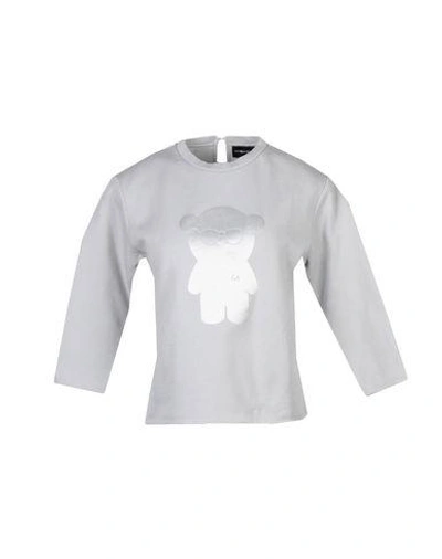 Shop Emporio Armani Sweatshirts In Light Grey
