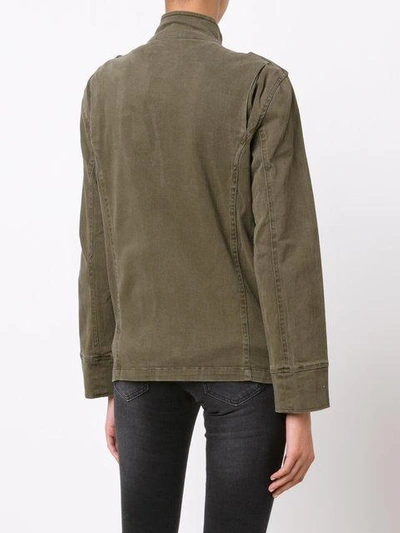 Shop Anine Bing Army Multiple-pocket Jacket In Green