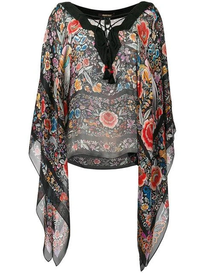 Shop Roberto Cavalli Floral Print Blouse