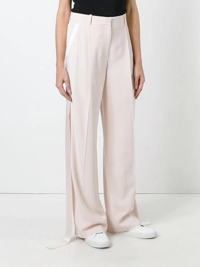 Shop Givenchy Flared Tailored Trousers In Pink