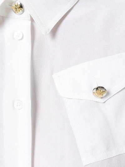 Shop Kenzo Sleeveless Shirt In White