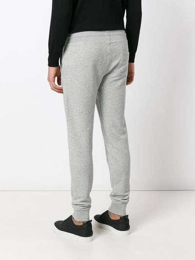 Shop Moncler Slim Fit Track Pants - Grey