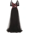 GUCCI EMBELLISHED TULLE GOWN,P00243005