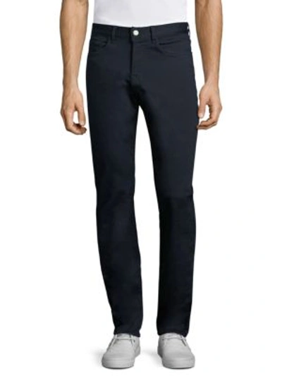 Shop 7 For All Mankind Slim Luxe Sport Straight Jeans In Midnight