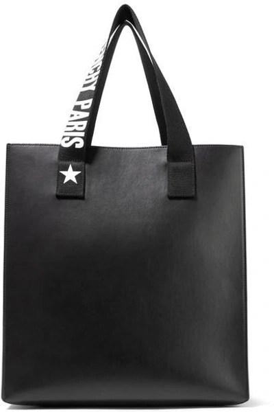 Shop Givenchy Stargaze 印花帆布边饰皮革手提袋