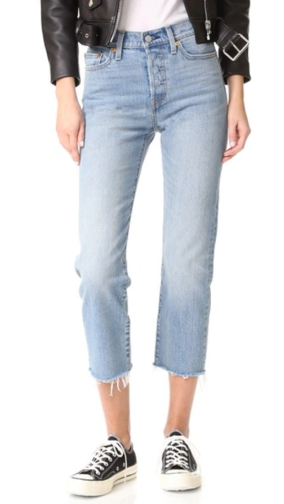 Levi's Wedgie Straight Jeans In Rough Tide