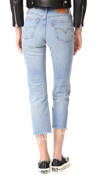 levis wedgie jeans rough tide