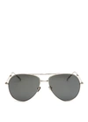 LINDA FARROW Titanium folding aviator sunglasses