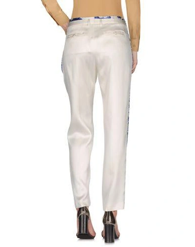 Shop Roberto Cavalli Casual Pants In Ivory