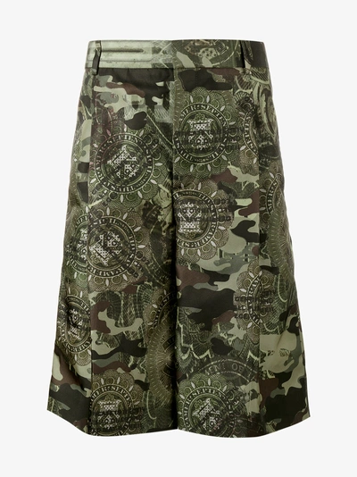 Shop Givenchy Camouflage Print Bermuda Shorts