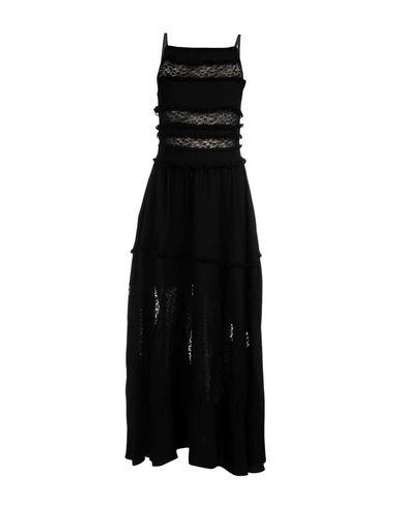 Shop Veronique Branquinho Long Dress In Black