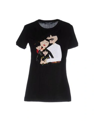 Dolce & Gabbana T恤 In Black