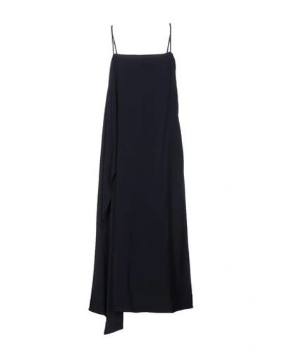 Helmut Lang 3/4 Length Dresses In Dark Blue