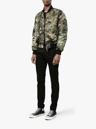 Shop Givenchy Camo-print Bomber Jacket