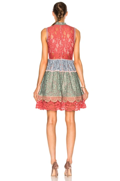 Shop Alexis Vedette Dress In Multicolor Lace