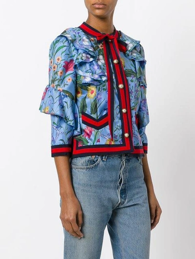 Shop Gucci New Flora Jacket