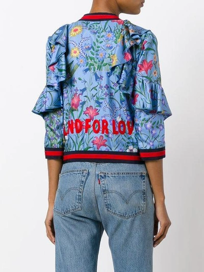 Shop Gucci New Flora Jacket