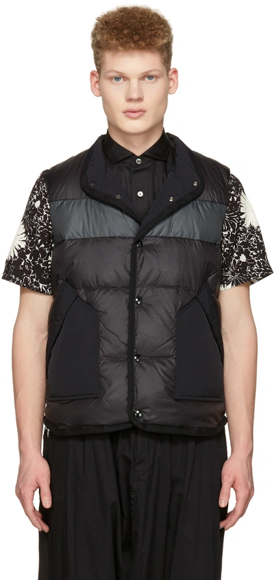 Junya Watanabe Black Duvetica Edition Quilted Down Vest