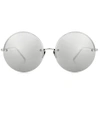 LINDA FARROW Round sunglasses