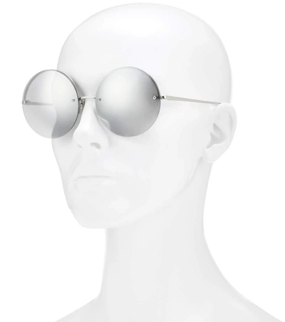 Shop Linda Farrow Round Sunglasses