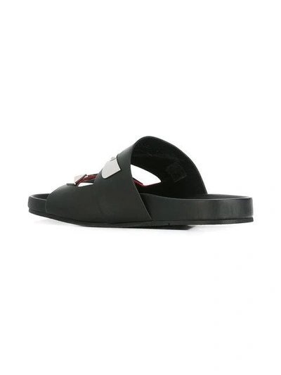 Shop Fendi Monster Slider Sandals