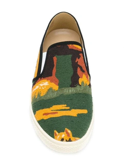 Shop Stella Mccartney Bosco Slip-on Sneakers - Multicolour