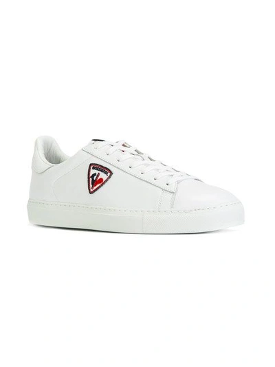 Shop Rossignol Lateral Patch Sneakers In White