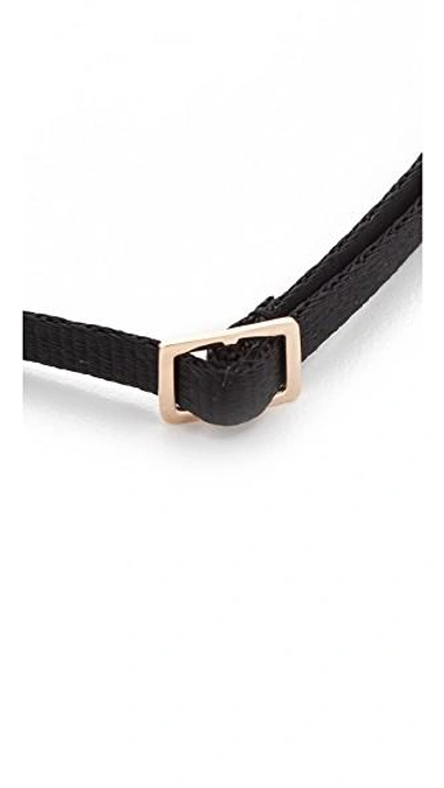 Shop Shay Mini Starburst Choker Necklace In Black/rose Gold