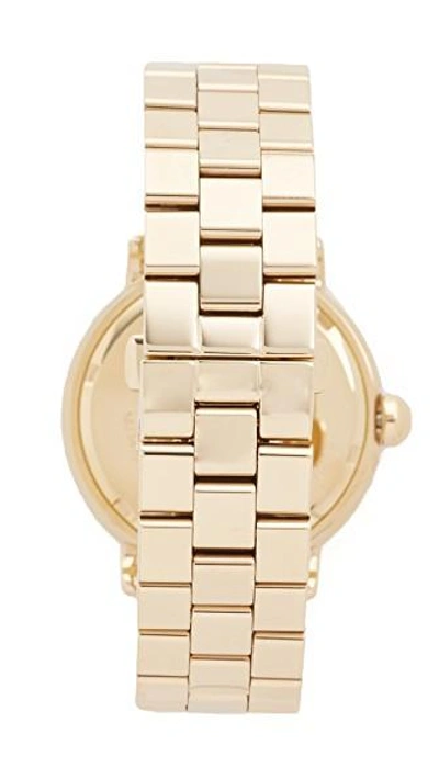 Shop Marc Jacobs New Classic Watch In Gold/white