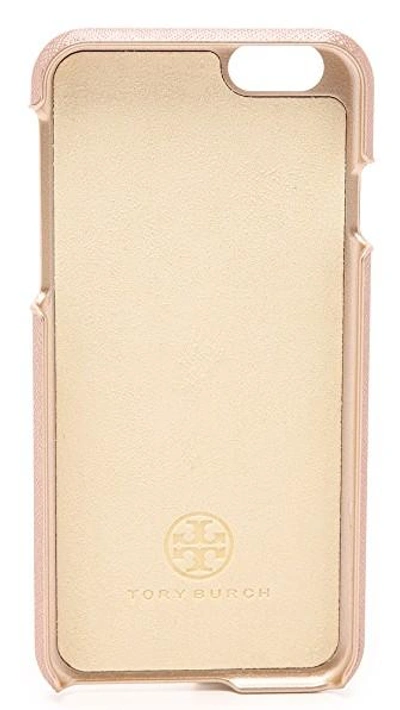 Shop Tory Burch Robinson Hardshell Iphone 6 / 6s Case In Rose Gold