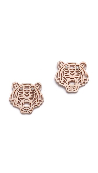 kenzo tiger earrings