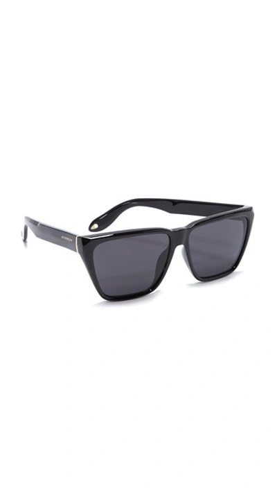 Givenchy 58mm Flat Top Sunglasses - Black/ Grey