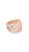 SHAY ESSENTIAL ORBIT DIAMOND 18K GOLD RING