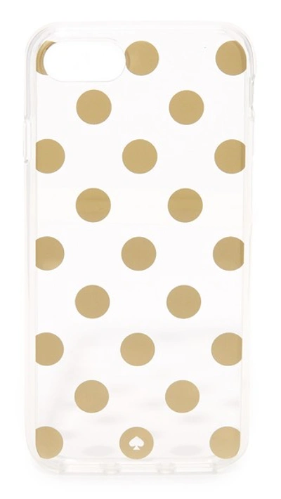 Kate Spade Le Pavillion Clear Iphone 7/8 Plus Case In Clear/gold