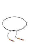ALL THINGS MOCHI BEADED THREAD CHOKER NECKLACE